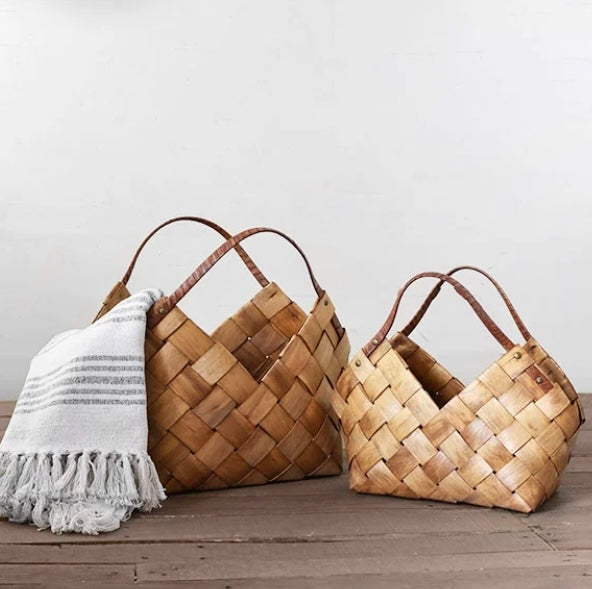 Natural Wood Basket